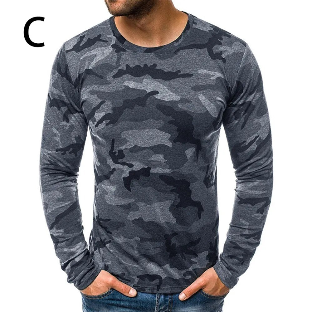 Long Sleeve Camouflage Shift