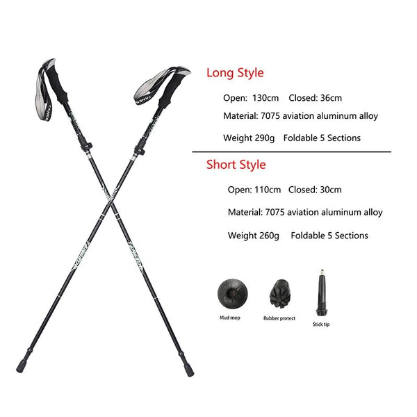 Retractable Hiking Stick