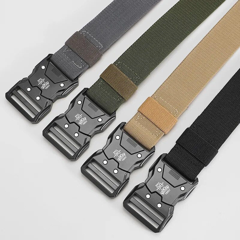 Metal Buckle Quick Release Elastic Belt