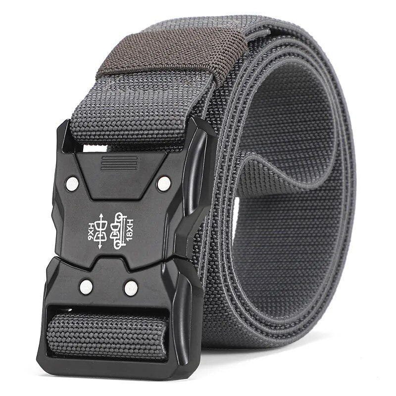 Metal Buckle Quick Release Elastic Belt