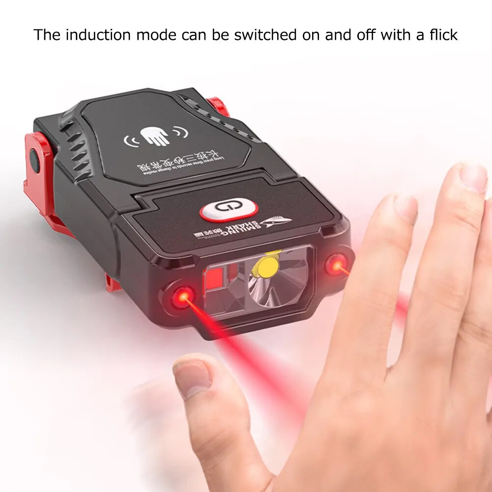 USB Rechargeable Hat Clip Light