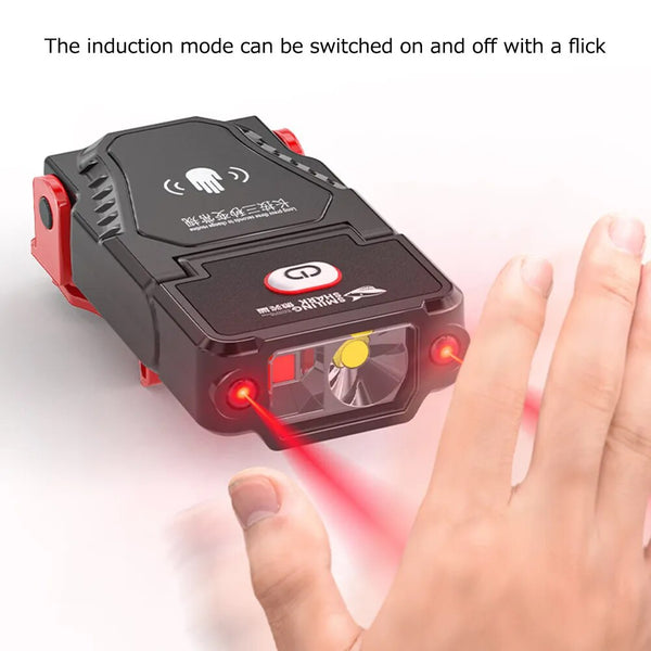 USB Rechargeable Hat Clip Light