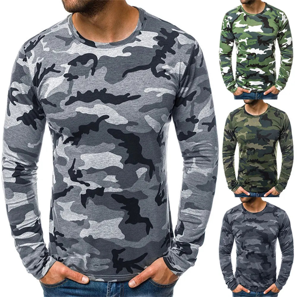 Long Sleeve Camouflage Shift