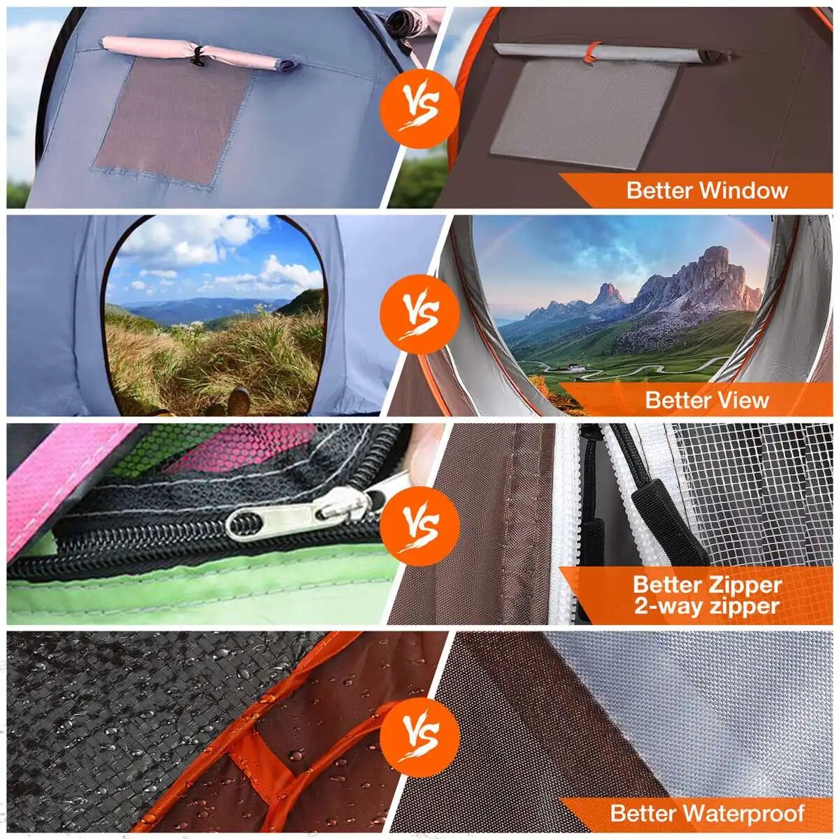 Waterproof Ultralight Portable Pop up Tent