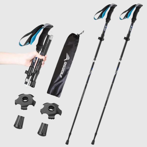 2Pcs Ultralight Trekking Poles
