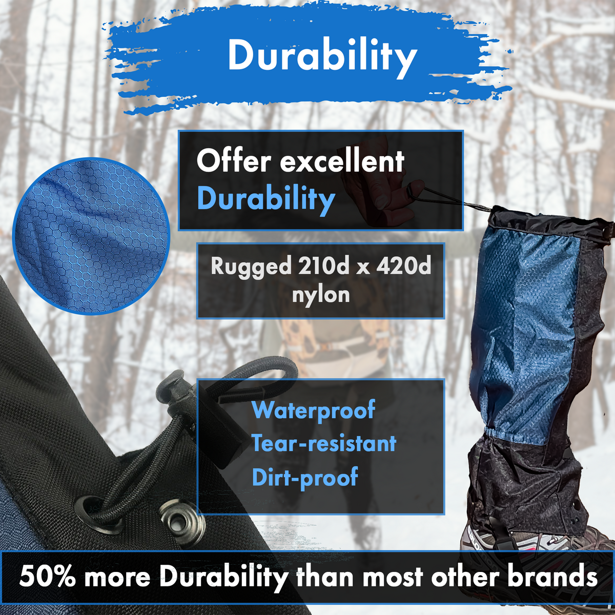 PAC Club – Ultra HIGH-Performance Waterproof Gaiters