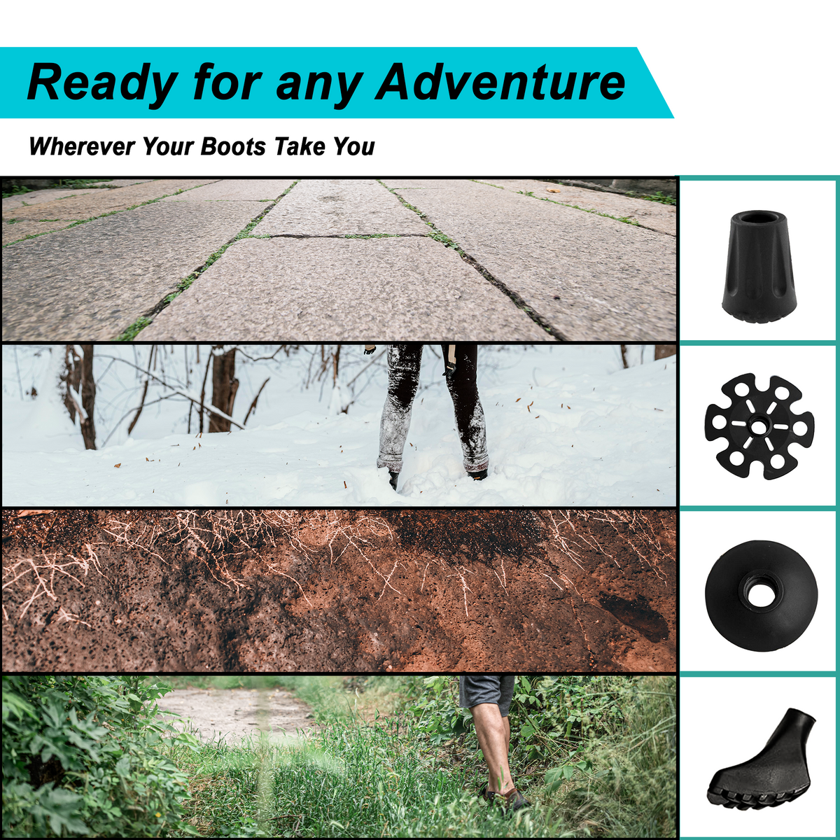 PAC Club - 3K Carbon Fiber Trekking Poles